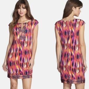 Trina Turk Ikat Print Jersey Dress